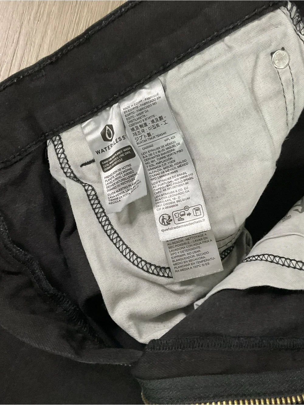 Levi's 505 Men's Black Relaxed Jeans Size 36x34 (Tailored)